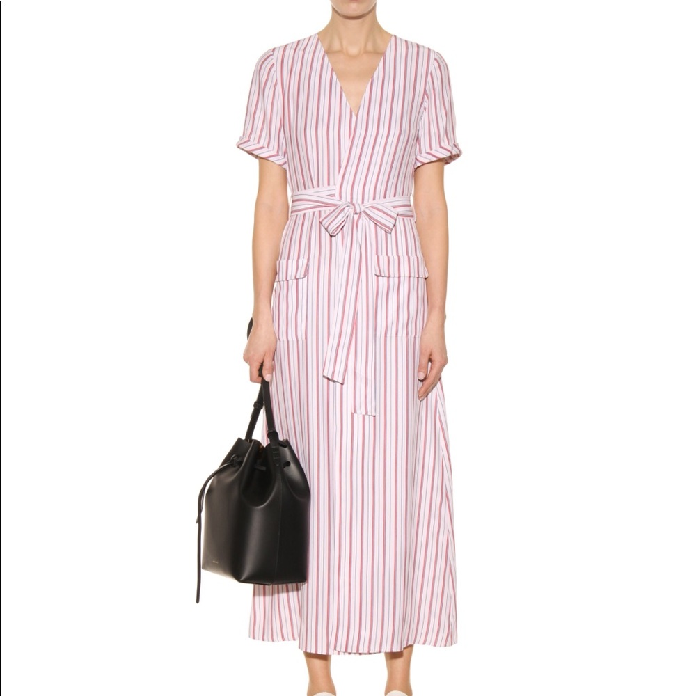 Frame 'Le Wrap Tie’ Silk Dress NWOT
